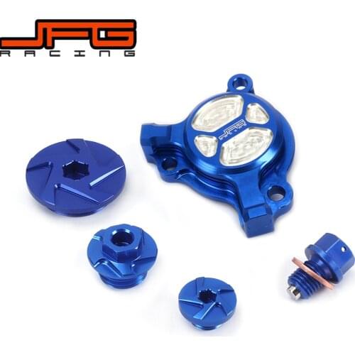 Blue CNC Guard Cap Timing Oil Filter Screw Bolt For YZ250F YZF250 03 04 05 06 07 08 09 10 11 12 13 YZ450F YZF450 2003 2004 2005