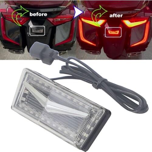 For Honda Goldwing GL1800 F6B ABS Trunk Led Reflctor Replacement Light Plug and Play 2018 2019 2020 2021