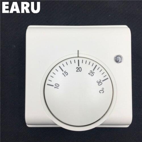 Free Shipping 220V Mechanical Gas Boiler Heating Thermostat For Gas Boiler Temperature Controller Thermoregulator Room Warm