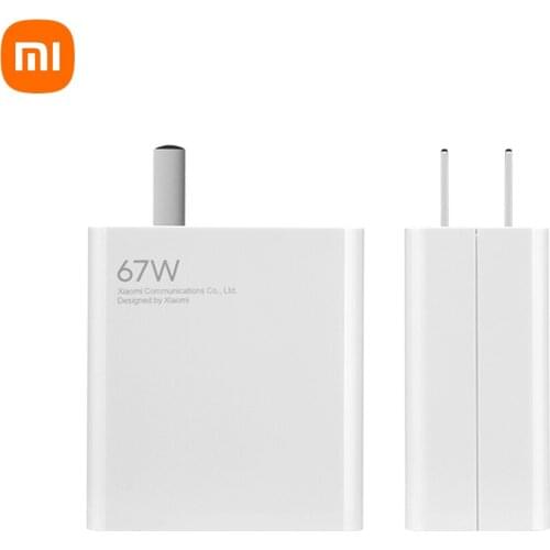 Xiaomi 67W Fast Charger and 6A USB Type C Charging Cable Set Wall Charger w/ Single USB-A Port Power Adapter Charging for Xiaomi
