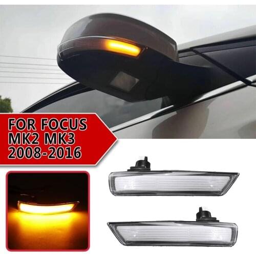 Door Wing Mirror LED Indicator Turn Signal Light For Ford Focus MK2 MK3 2008-2016 mk4 2011-2015 Mondeo Car Decorative Lamp New