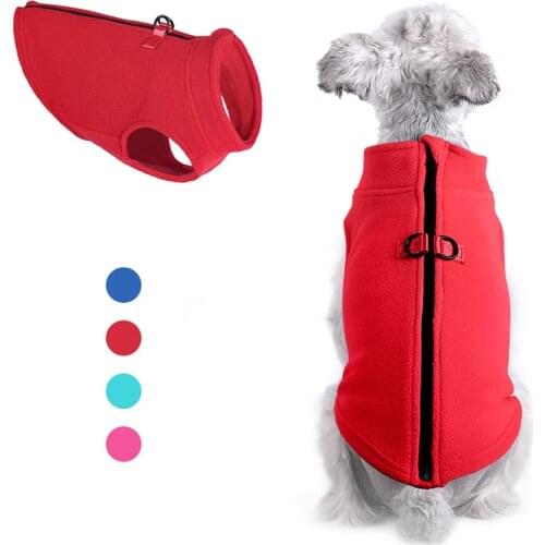 Winter Dog Coat Jacket Polar fleece Pet Dog Clothing Clothes For Small Dogs Goods For Pets Dog Clothes For York French Bulldog