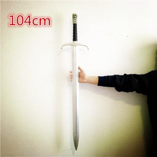 1:1 cosplay A Storm of Swords Ice Sword needle Sword Icefield Wolf Sword Cosplay Prop weapon kids toys