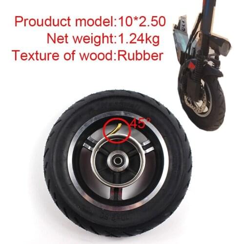 10X2.50 Tire Inner Tube with Drum Brake Wheel Hub for Electric Scooter 10 Inch Pneumatic Wheels 10X2.50 Tyre Wheel