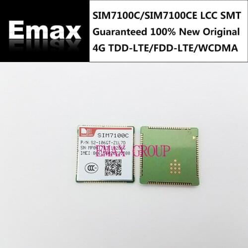 2PCS SIM7100C SIMCOM LCC SMT multi-band TDD-LTE/FDD-LTE/TD-SCDMA/WCDMA/GSM/GNSS competitive SIM5320E