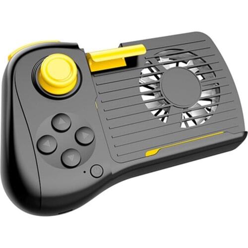 Cooling Fan Bluetooth Gamepad for PUBG Mobile Game Wireless Assisted Game Controller Joystick for iphone Dedicated Handle