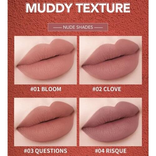 Lip Gloss Mud Lip Soft Foggy Feel Makeup Smooth Moisturizing Lipstick Lip Gloss Lipstick For Women Matte Lip Gloss
