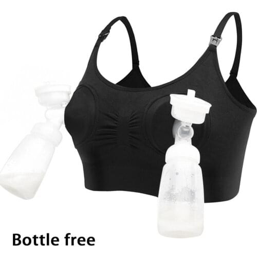 Maternity Bra Breast Pump Special Nursing Bra Hand Free Pregnancy Clothes Breastfeeding Accessories Pumping Bra Can Wear All Day