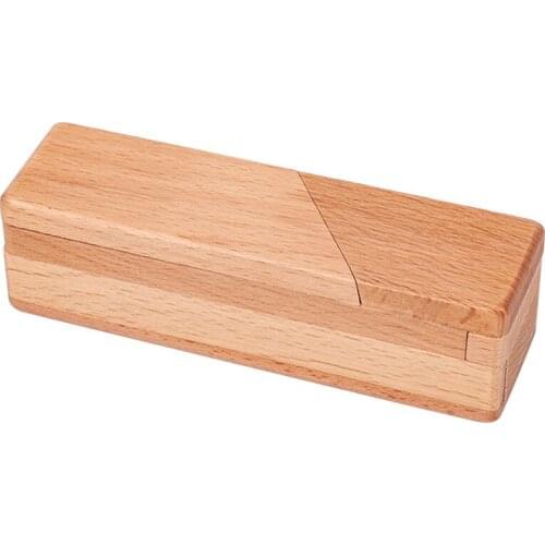 Lu Ban Lock Wooden Puzzles Game Brain Teaser Toys For Children Moon Box Educational Montessori Toys Challenge IQ Gift For Adult