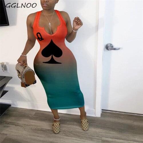 GGLNOO Summer Midi Dresses