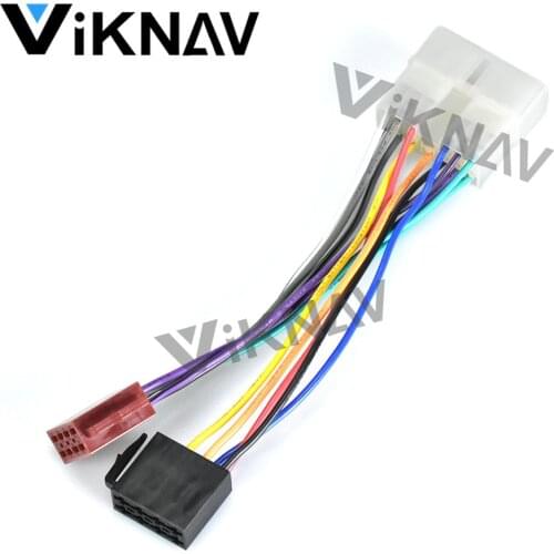 ISO Car Radio Stereo for Daewoo Nexia/ Espero 1995+ Auto Wiring Harness Adapter Connector Lead Loom Cable Plug 12-037 Connector