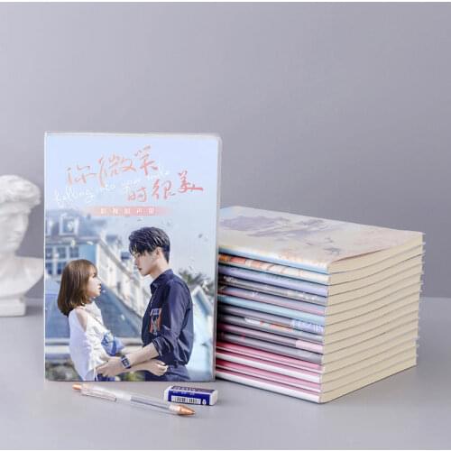 Chinese Drama Falling Into Your Smile Ni Wei Xiao Shi Hen Mei Lu Sicheng Tong Yao Cheng Xiao Xu Kai Waterproof Notebook