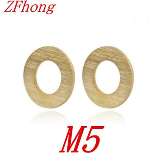200PCS M5 x 9mm M5 x 10mm M5 x 14mm brass flat washer gasket