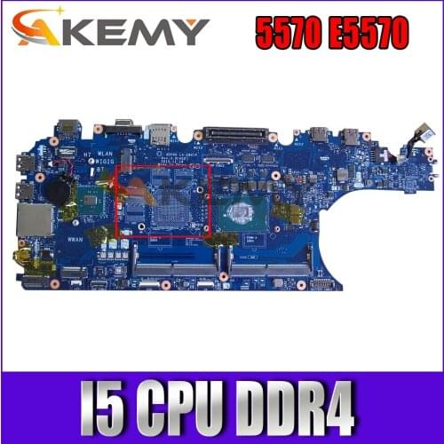 ADP80 LA-C841P Mainboard FOR DELL Latitude 5570 E5570 Precision 3510 Laptop Motherboard With I5 CPU DDR4 100% Fully Tested