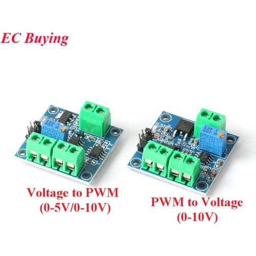 Voltage to PWM Converter Module 0%-100% to 0-5V 0-10V Digital to Analog Signal PWM Adjustable Power Module