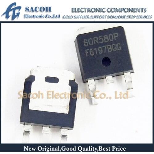 Free Shipping 10Pcs MMD60R580PBRH MMD60R580PRH MMF60R580PTH MMP60R580PTH MMIS60R580PTH 60R580P TO-252 8A 650V Power MOSFET