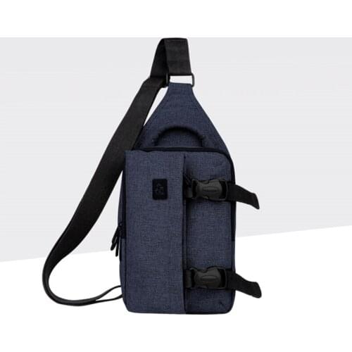 CAI Messenger Shoulder Bag Hasp Zipper Mini Casual Waterproof Cross Body Sling Chest Bags & Luggage For Male Travel Anti-Theft