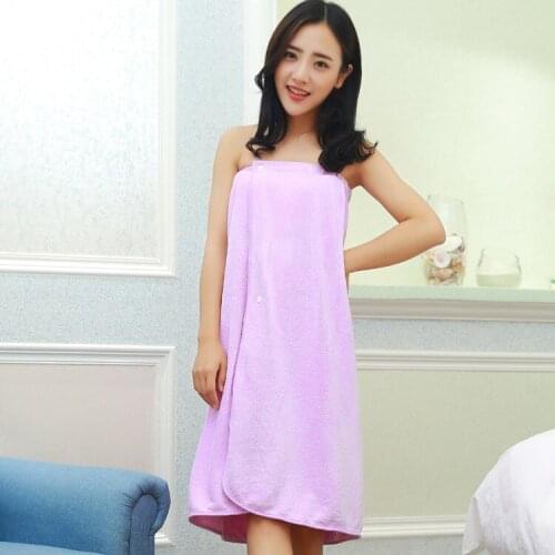 New Microfiber Bath Towel Women Sexy Wearable Quick Dry Magic Bathing Beach Spa Bathrobes Wash Clothing Beach Dresses