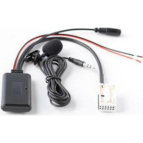 NEW Car Bluetooth 5.0 Audio Cable Adapter MIC For Mercedes-Benz W169 W245 W203 W209 W164 R230 APS NTG CD20 30/50 Radio