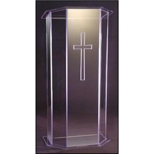 Wholesale Church Lectern Free Shiping High Quality acrylic podium lectern decoration table furniture