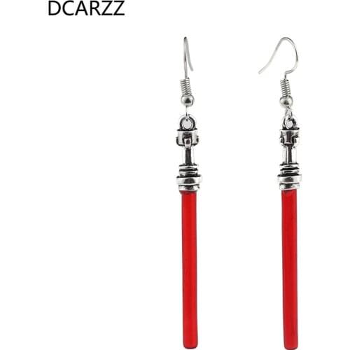 DCARZZ Red Blood Stud Earrings Trendy Jewelry Charm Cylinder Drop Earrings Doctor/Nurse/Graduation Medical Student Gift