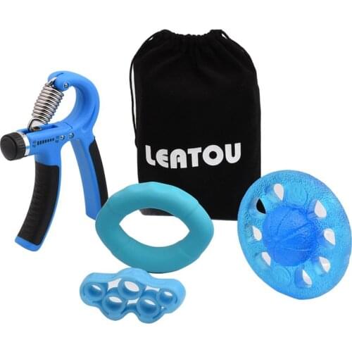 Hand Grip Strengthener Fitness Ball Exercise Ring Forearm Trainer Gym Finger Pow Stretcher Accessories Hand Therapy Gear