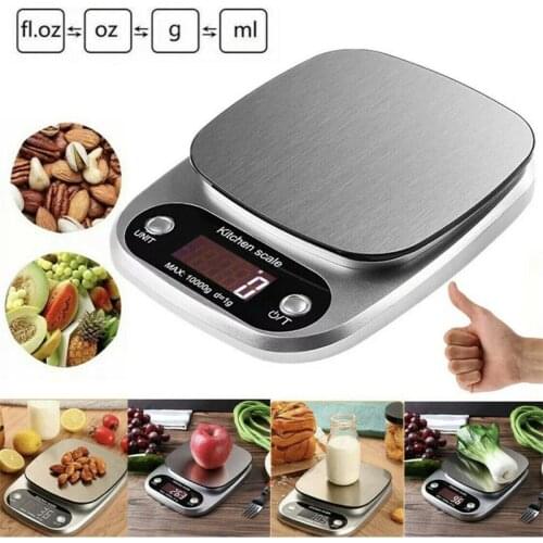Digital Kitchen Scale 10kg/5kg/3kg Food Scale Multifunction Weight Scale Electronic Baking & Cooking Scale with LCD Display