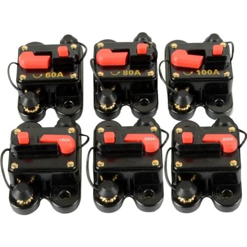 Y-solar 12V 24V DC Home Solar System Waterproof Circuit Breaker Reset Fuse Inverter Breaker-01-150A-300A