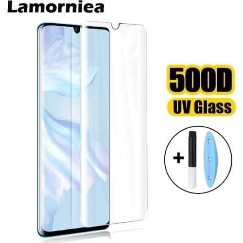 UV Tempered Glass For Huawei P50 Pro P20 P40 P30 Pro Full Glue Screen Protector For Huawei P50Pro P30 P40 Pro Protective Glass