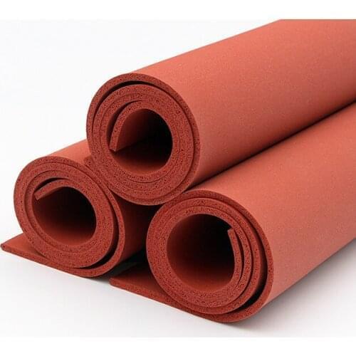 1000x1000x5mm Heat Press Silicone Sponge Rubber Sheet Plate Pad 100x100cm(40x40") High Temp Top Quality