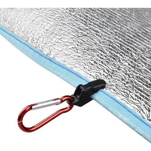 20pcs Camping Tent Clamp Windproof Alligator Clip Hook Tarp Clips Outdoor Camping Tent Tighten Accessories