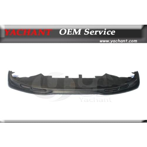 Car Styling Carbon Fiber Matte Finish Front Bumper Lip Fit For 11-2015 GTR R35 AS Style Front Lip with Undertray Front Diffuser