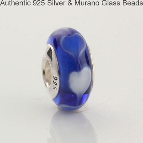 Fits For Pandora Charms Bracelets Original 100% 925 Sterling Silver Jewelry Murano Glass Beads Free Shipping