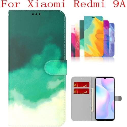 Sunjolly Case for Xiaomi Redmi 9A Wallet Stand Flip PU Phone Case Cover coque capa Xiaomi Redmi 9A Case Xiaomi Redmi 9A Cover