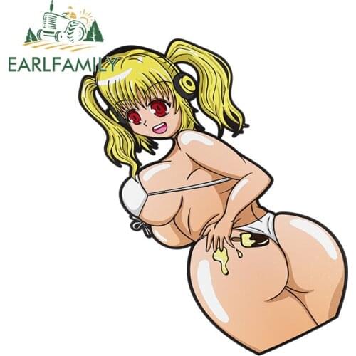 EARLFAMILY 13cm x 11.1cm For Super Pochaco Car Stickers Funny Decal Waterproof Motorcycle RV Sticker Car Assessoires Decoration