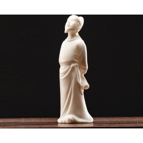 Ceramic Whitewarei Ceramic Small Number Decoration Home Study Desktop Decoration Tea Decoration Kung Fu Tea Pet Tea Decoration