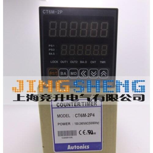100% New Original Autonics Counter CT6-2P (CT6M-2P4)