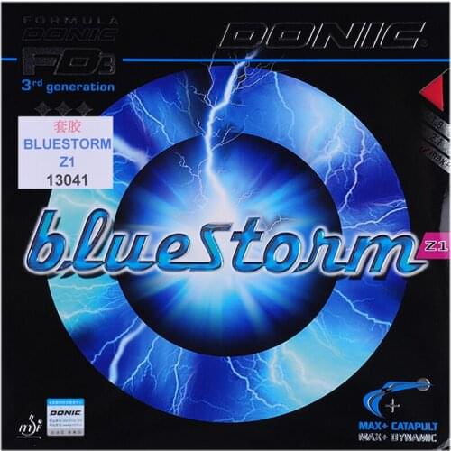 Original DONIC BLUESTORM BlueStorm Z1 Z2 Z3 Table Tennis Rubber Ping Pong Sponge Tenis De Mesa Max