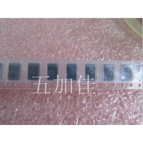 Original new 100% SMD tantalum capacitor 35V10UF 20% audio fever grade TEESVD1V106M12R (Inductor)