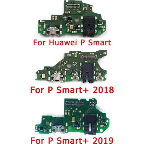 Original Charging Port For Huawei P Smart Plus 2018 2019 Charge Board USB Connector Ribbon Socket Flex Replacement Spare Parts