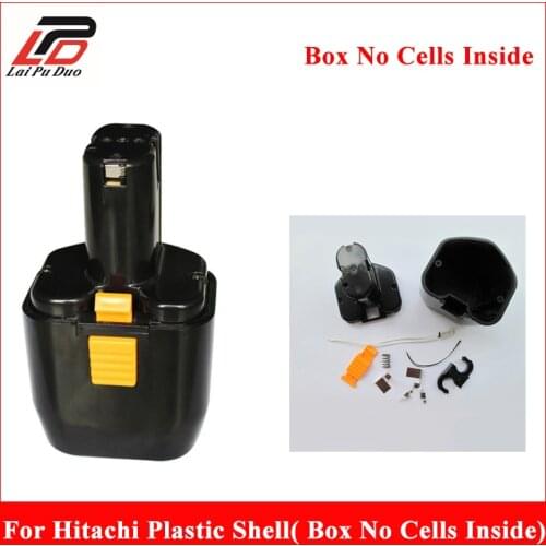 Rechargeable 12v NI-MH NI-CD Battery case for Hitachi Plastic Shell( Box No Cells Inside) EB1224 EB12B EB12G FEB12S EB1214
