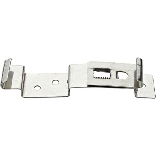 X7AE 1pair European Car License Plate Frame Holder Trailer Number Plate Clips Spring Loaded Stainless Steel Bracket cars