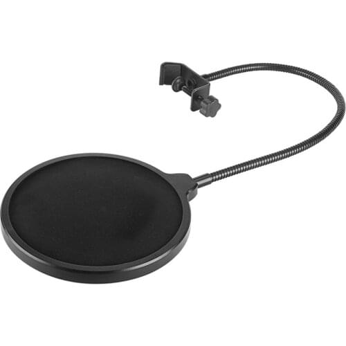 Microphone Pop Filter Large U-Type Microphone Recording Double-Layer With Anti-Spray Spray Network Microphone Accessories