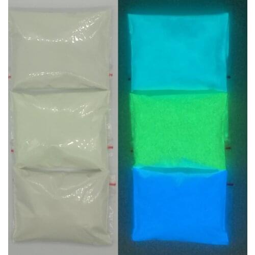 100g mixed 3 colors Luminescent Powder Phosphor Pigment for DIY decoration Paint Print Nail Art ,Glow in dark Powder Dust