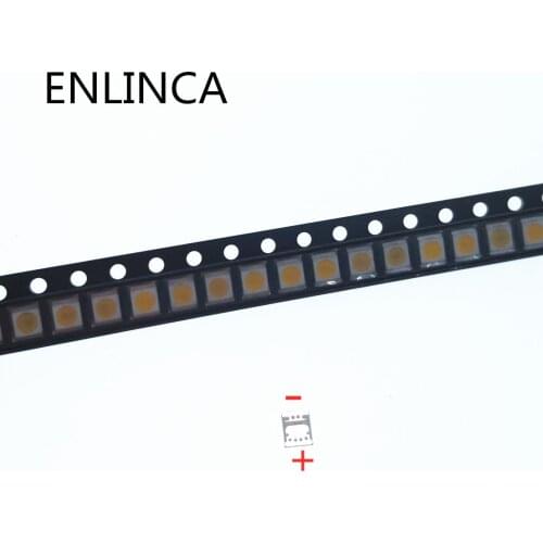 100pcs LED Backlight 1210 3528 2835 3V 1W 350mA 130l LM 11000K cold Cool white For LG Innotek LCD Backlight LED TV Application