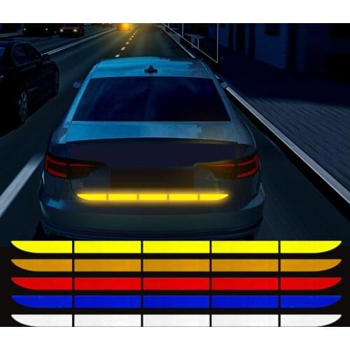 Car Warning Strip Reflect Tape Night Safty Drive Warn Strips Sticker For Chevrolet Cruze Hyundai Solaris Accent OPEL