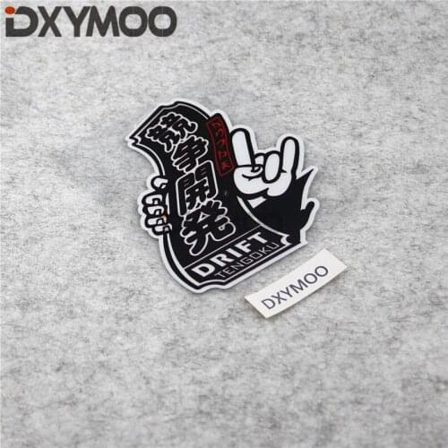 Car Styling Stickers Japanese Competition Drift Tengoku Motorcycle Racing Bumper Waterproof
