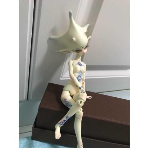 BJD Doll 1/8doll Flower Elf Joint Doll Free Eyes