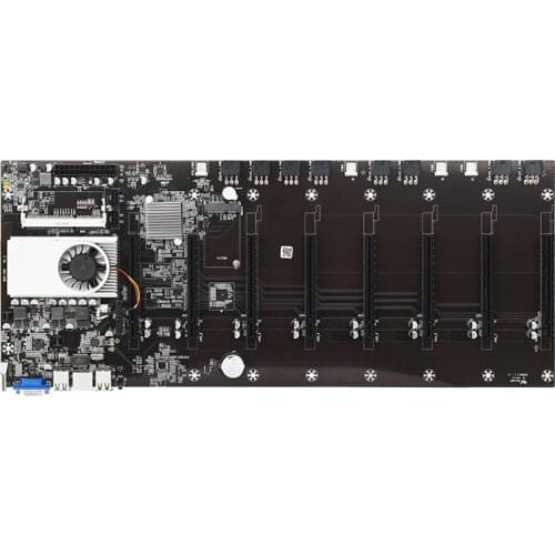 BTC-T37 mining machine motherboard CPU set 8 graphics card slot DDR3 memory integrated VGA interface