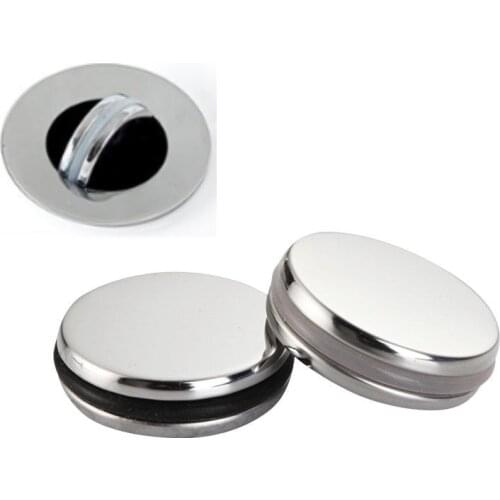 Universal sink Flip plug Seal water stopper round steel Basin Drainage pipe Hole Cover Cap for Bathroom kitchen drain strainer